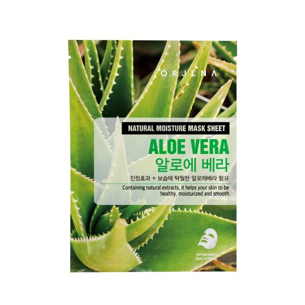 ORJENA Aloe Vera Sheet Mask hidratant și calmant cu Aloe Vera