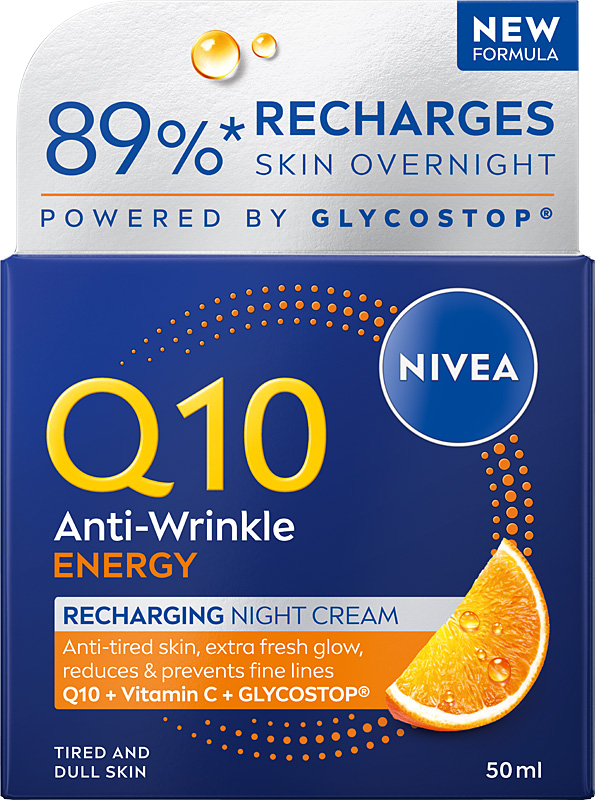 NIVEA Q10 Anti-Wrinkle Energy Regenerating Night Cream 50ml