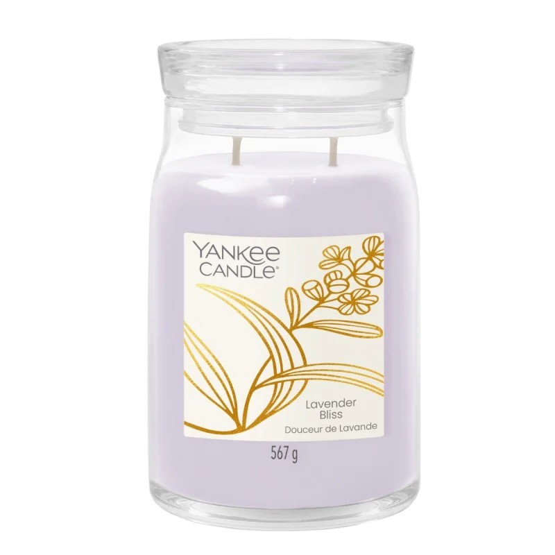 Yankee Candle Lumânare Lavender Bliss în borcan mare cu două fitiluri