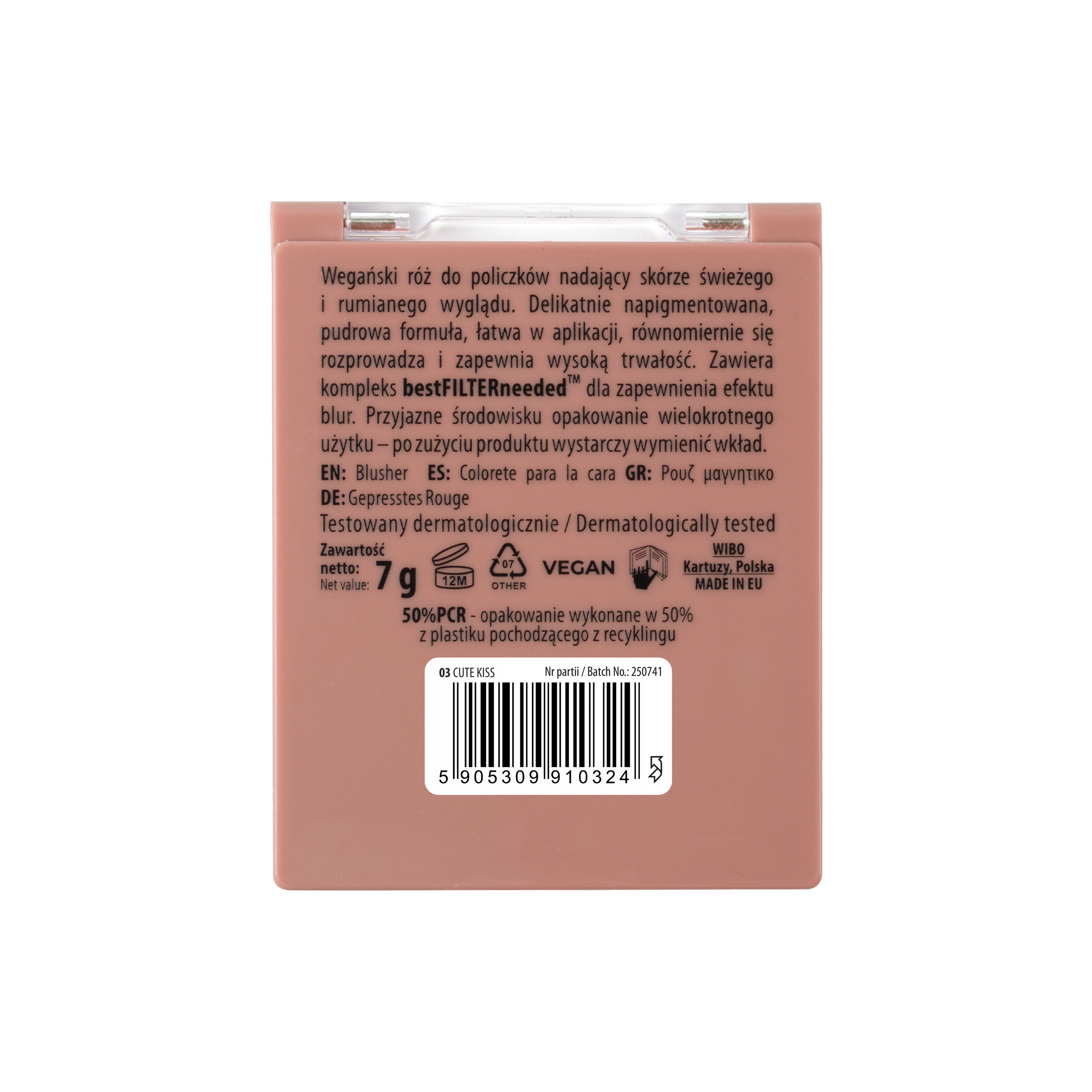 NAM Touch Of Color Blusher 3 Cute Kiss