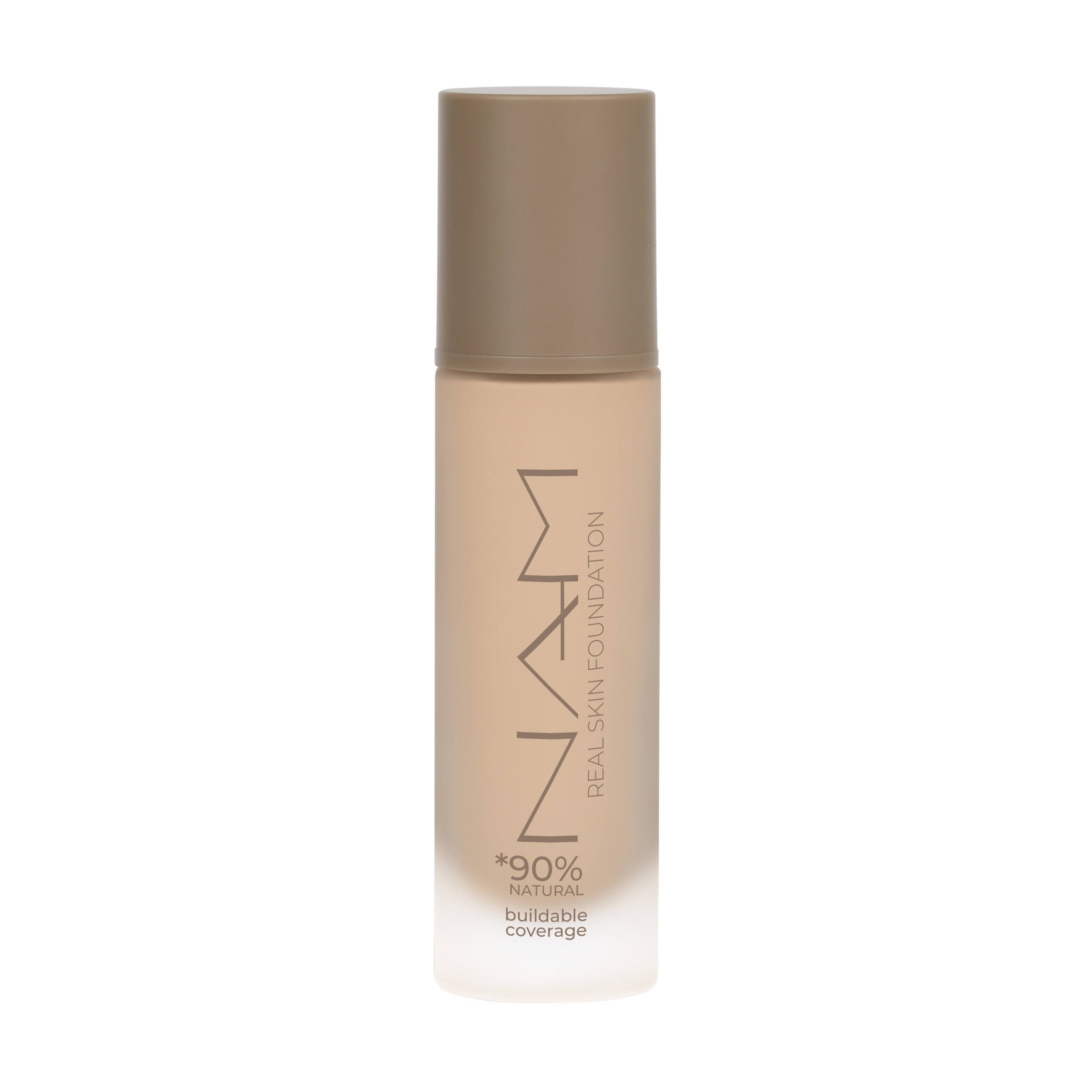 NAM Real Skin Foundation Primer de față 2 Naked