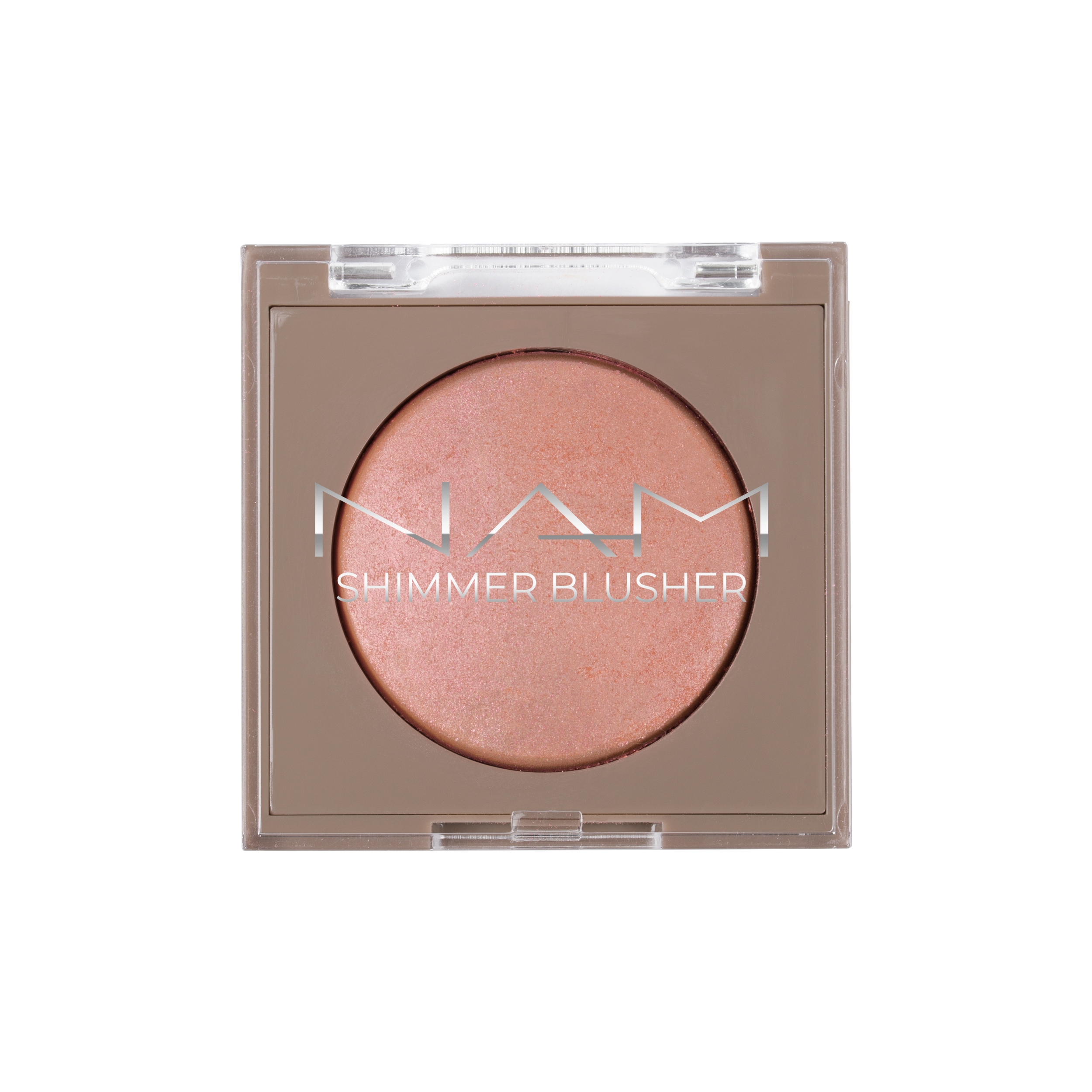NAM Shimmer Blusher Blush iluminator 02 Peach Ice Tea