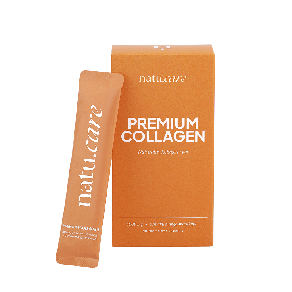 Natu.Care Supliment dietetic premium Mango-Maracuja Colagen 5000mg 7 pliculețe