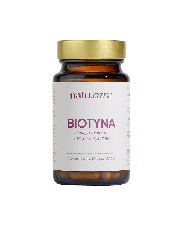 Natu.Care Supliment alimentar Biotin 2500 µg + Inulină 60 Capsule