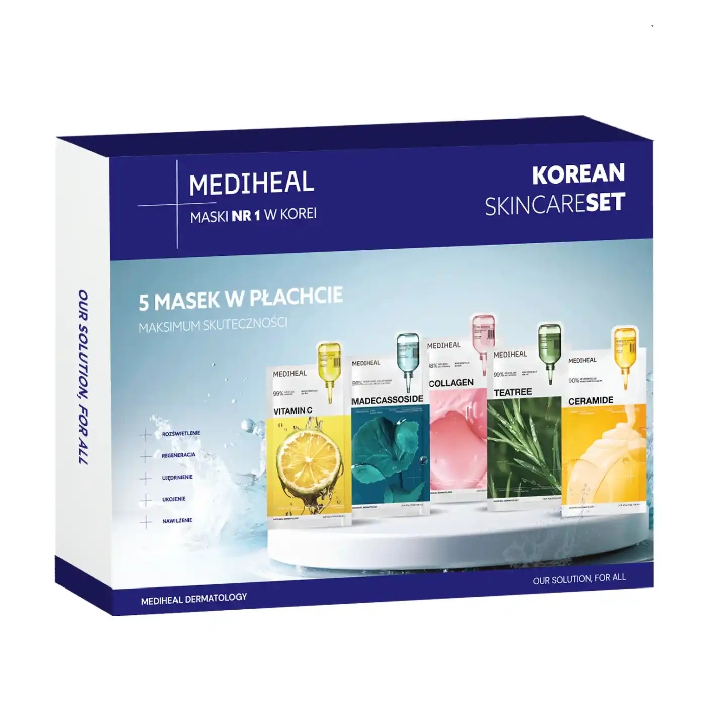 Mediheal Set de 5 măști de foi