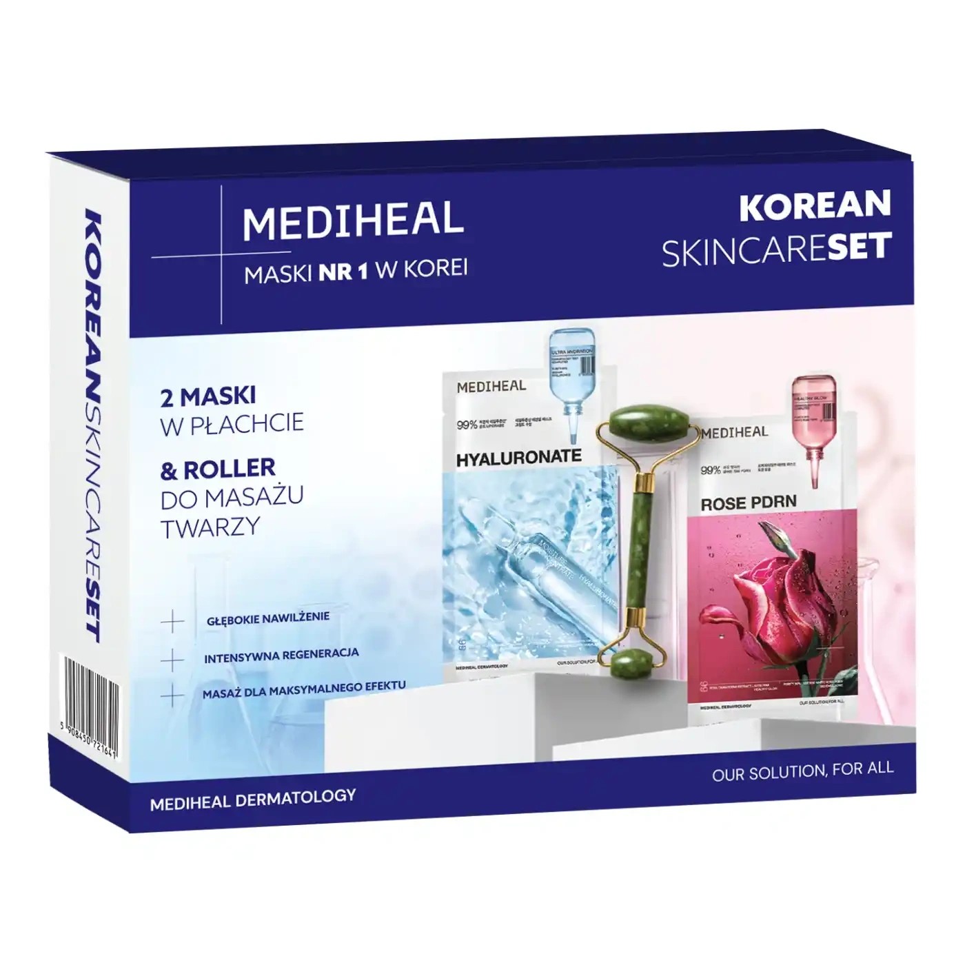 Mediheal Set hidratant și regenerant 2 măști + role de masaj facial