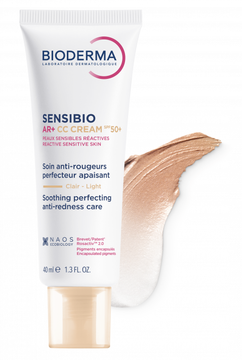 Bioderma Sensibio AR+ CC Cream Protective Soothing Redness Reducing Cream cu SPF50+ 40ml