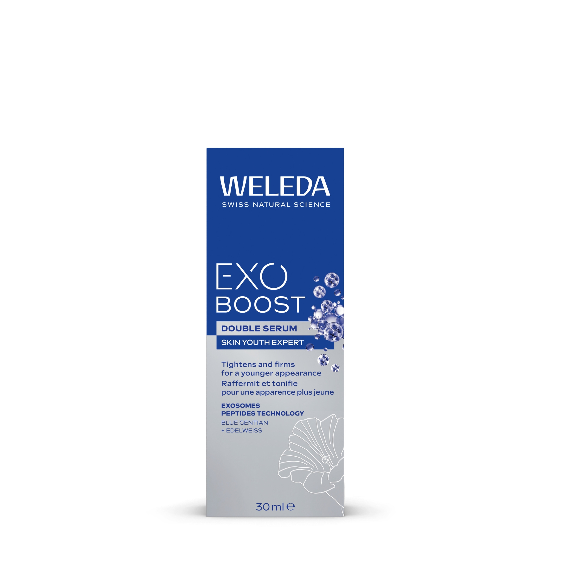 Weleda Exo Boost Ser dublu cu gențiană de vară și Edelweiss 30ml