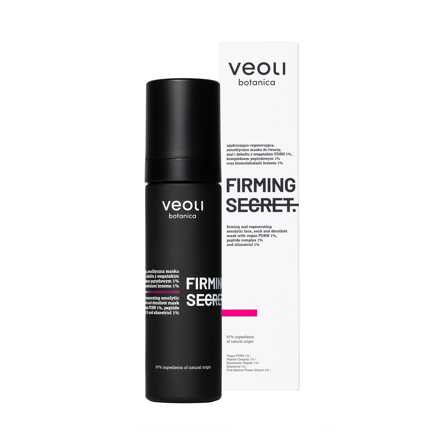 Veoli Botanica Firming Secret Mască de față senolitică regenerantă pentru gât și decolteu 50ml