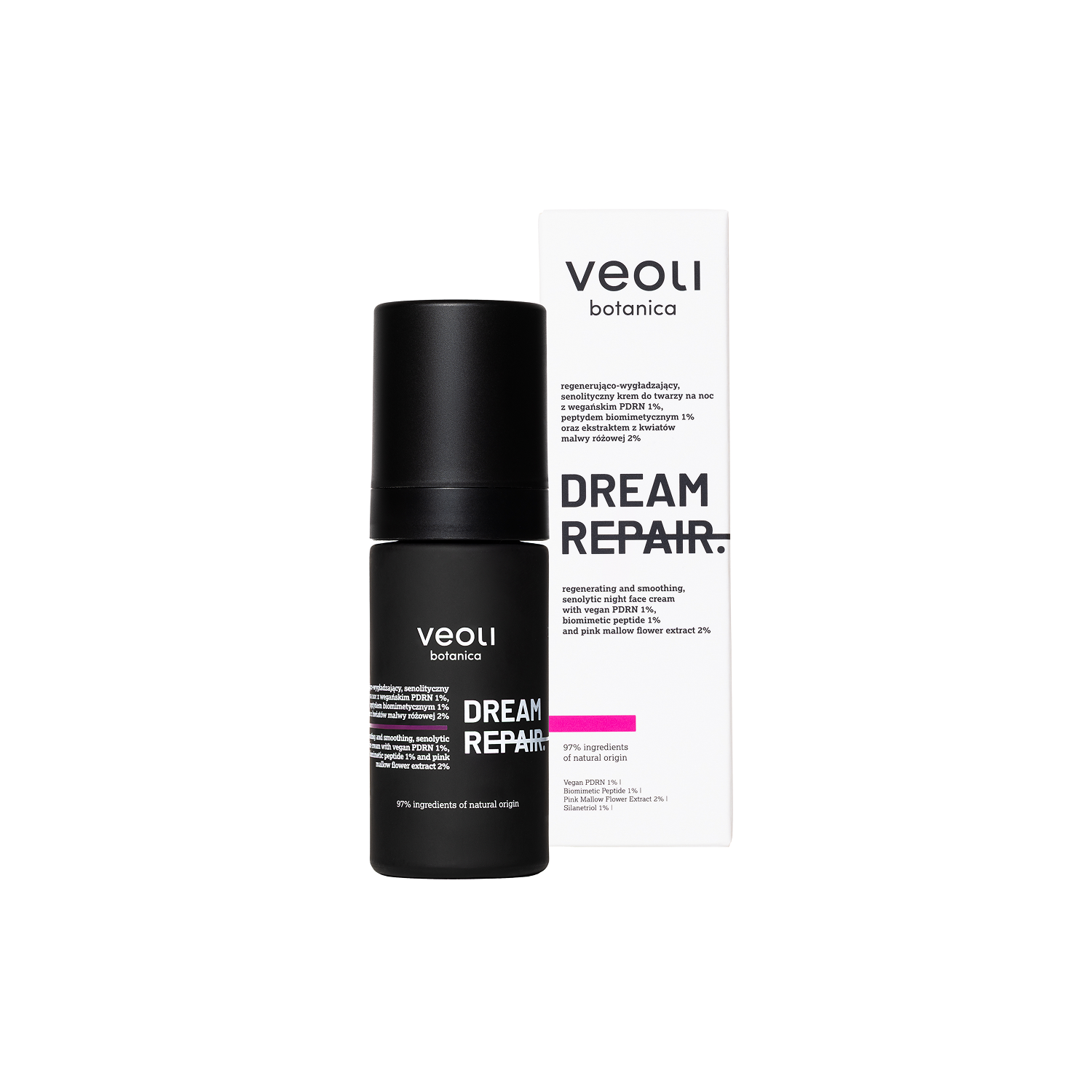 Veoli Botanica Dream Repair Regenerare și netezire cremă de noapte senolitică 30ml