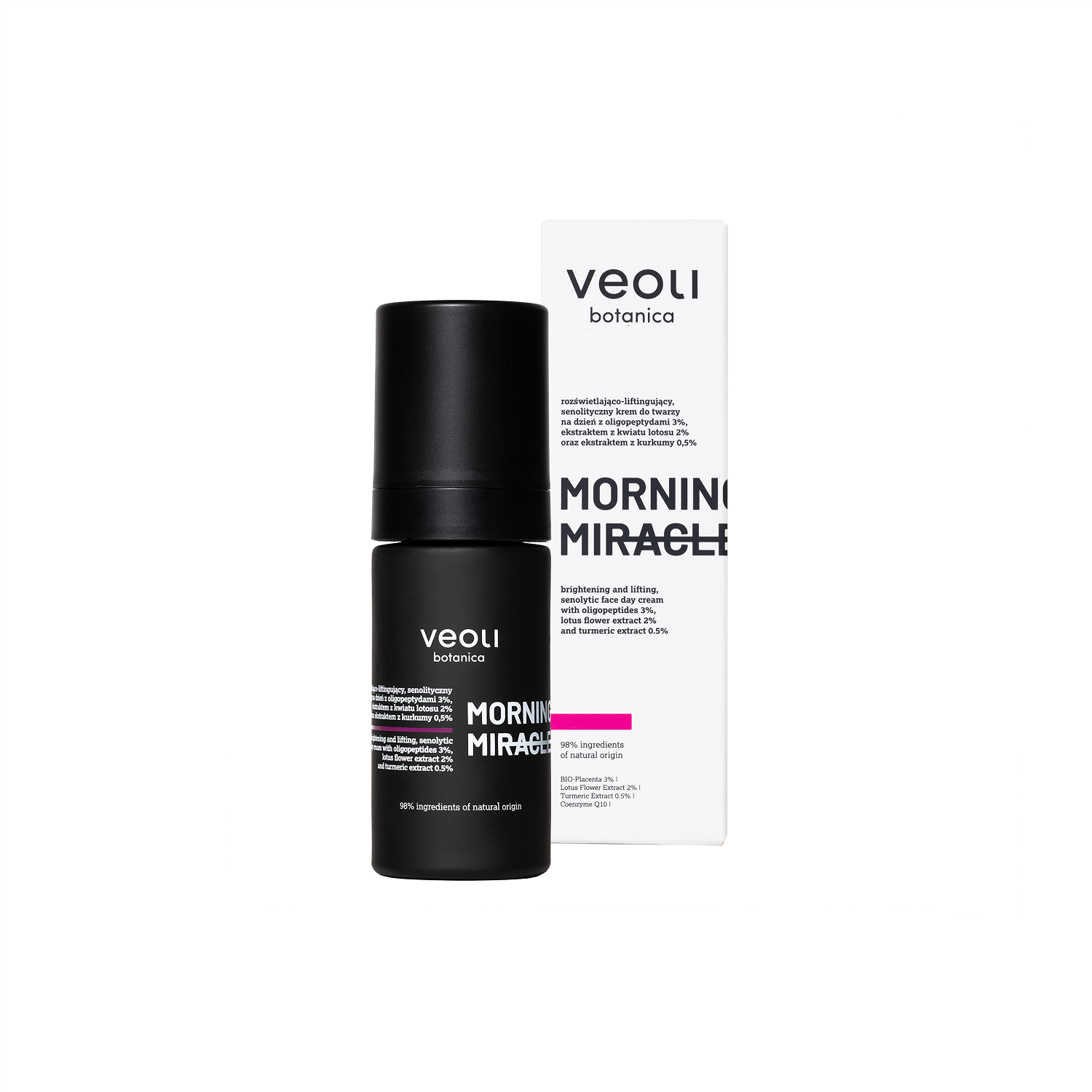 Veoli Botanica Morning Miracle Illuminating-Lifting Senolytic Day Cream 30ml