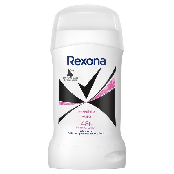 Rexona Invisible Pure Deodorant Stick 50ml
