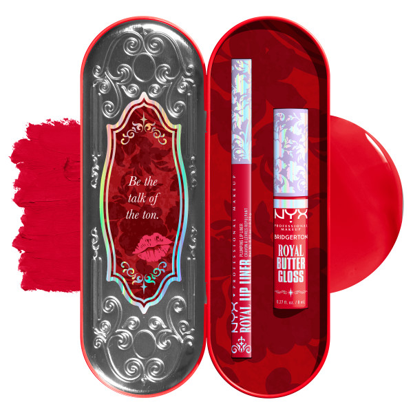 NYX Professional Makeup Bridgerton Royal Treasures Lipgloss and Contour Set 04