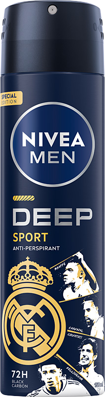 NIVEA Men Real Madrid Deep Sport Spray antiperspirant 150ml