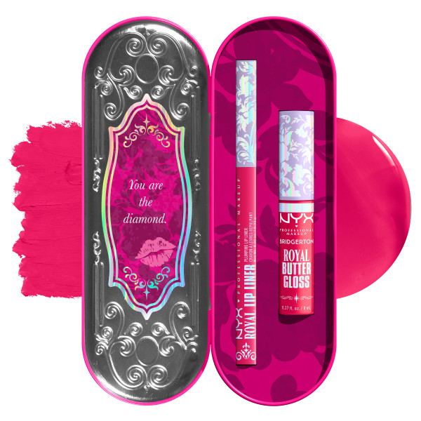 NYX Professional Makeup Bridgerton Royal Treasures Lipgloss and Contour Set 03