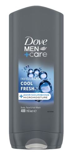 Dove Men + Care Gel de duș revigorant, răcoros și proaspăt 400ml