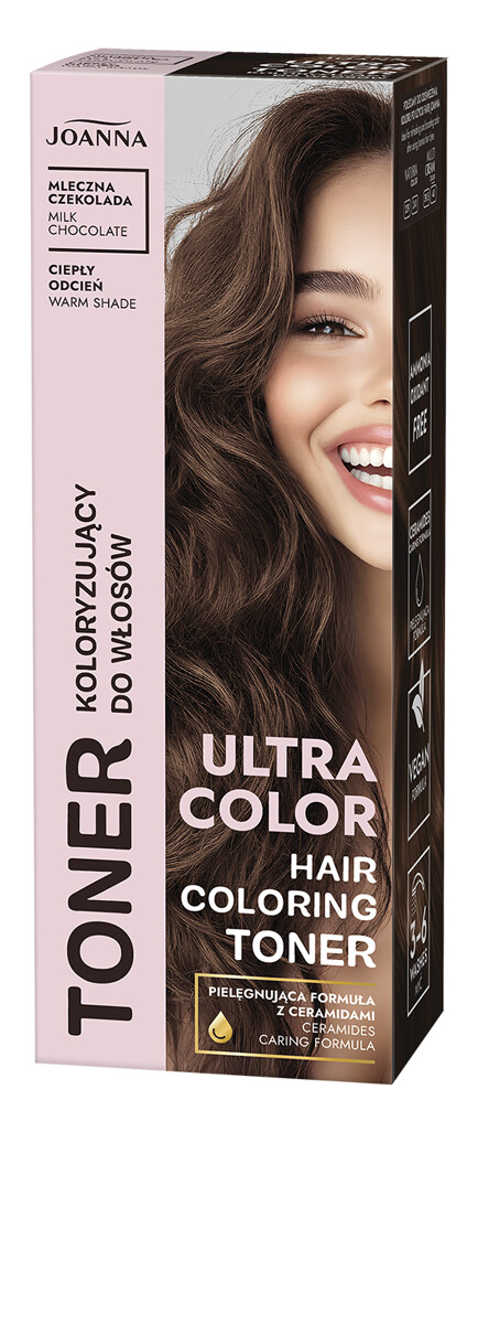 Joanna Ultra Color Tonic pentru colorarea părului Ciocolată cu lapte 100g