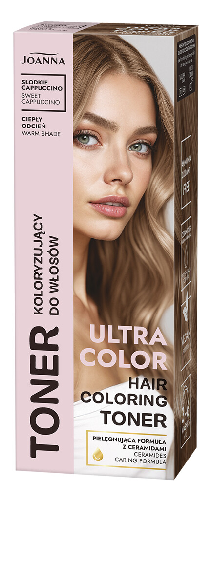 Joanna Ultra Color Toner pentru colorarea părului Sweet Cappuccino 100g