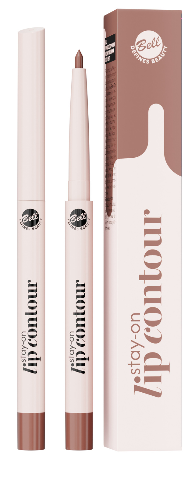 Bell Stay-On Lip Contour Lip Liner 03 Toffee Brown