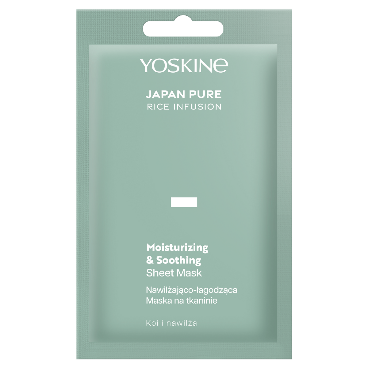 YOSKINE Japan Pure Mască textilă hidratantă și calmantă 20ml