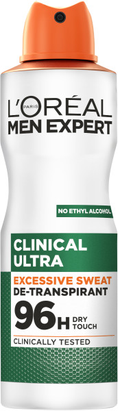 Loreal Men Expert Clinical Ultra 96H Spray antiperspirant 150ml