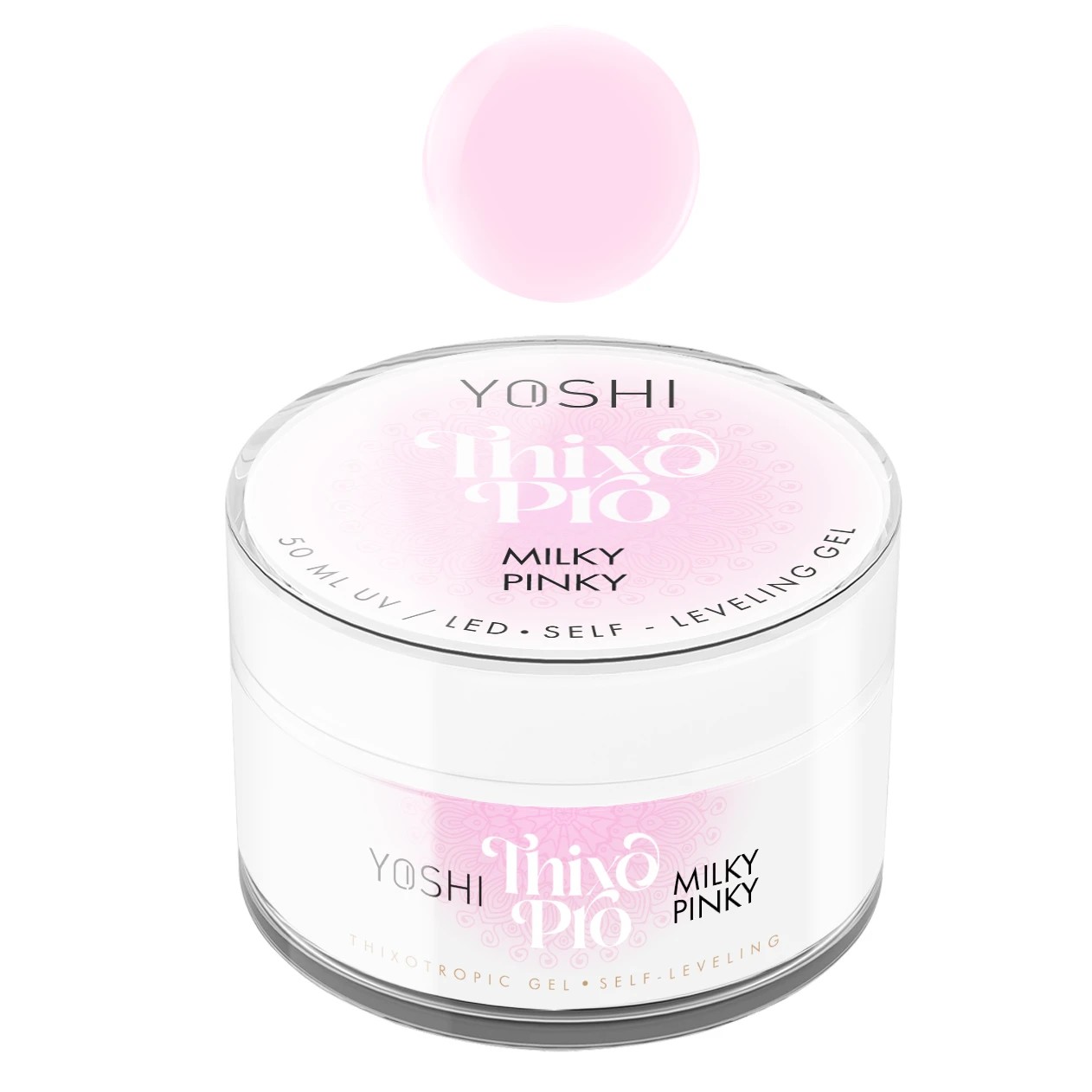 Yoshi Self-Leveling Gel Thixo PRO Gel UV LED Milky Pinky 50ml
