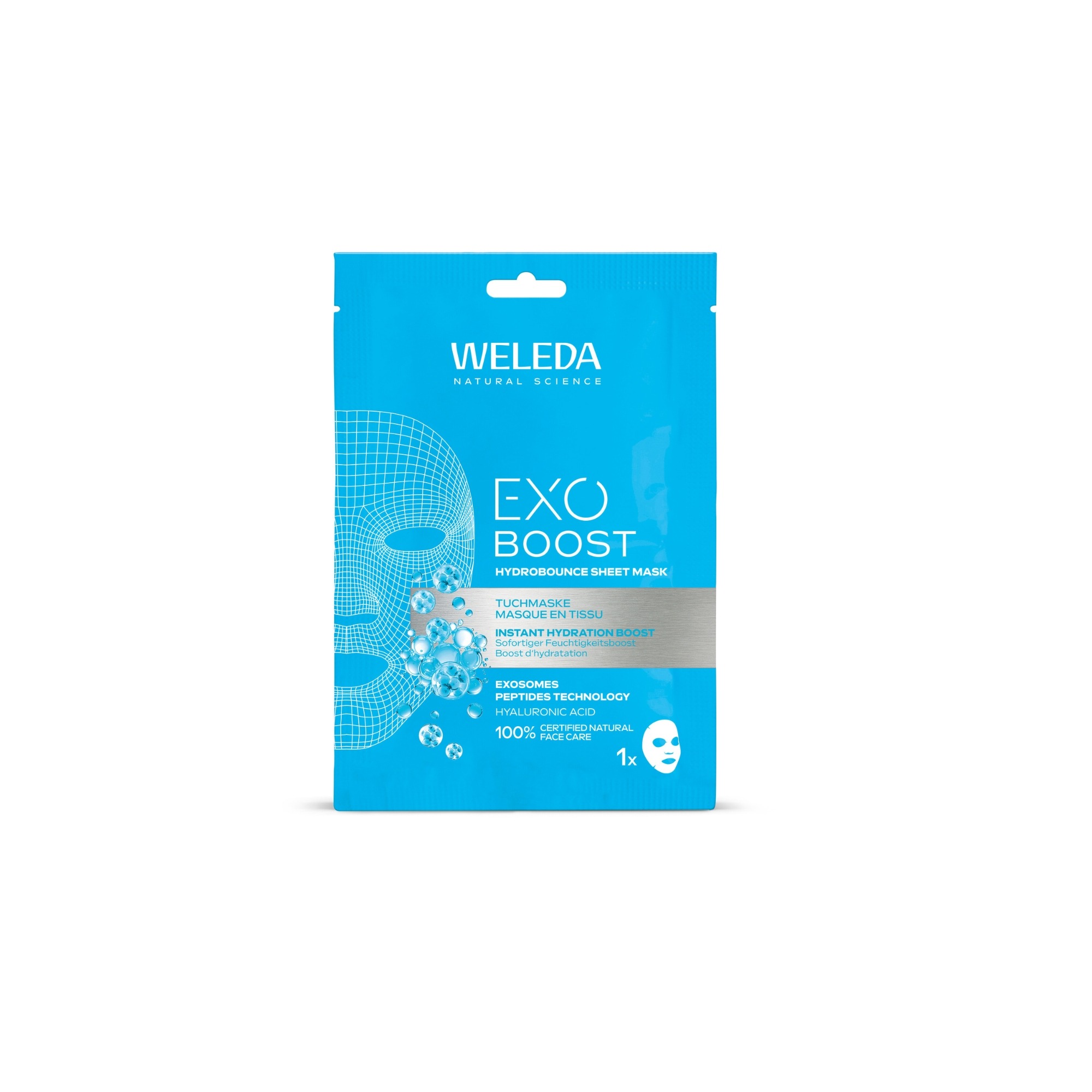 Weleda Exo Boost Mască hidratantă cu acid hialuronic 20ml