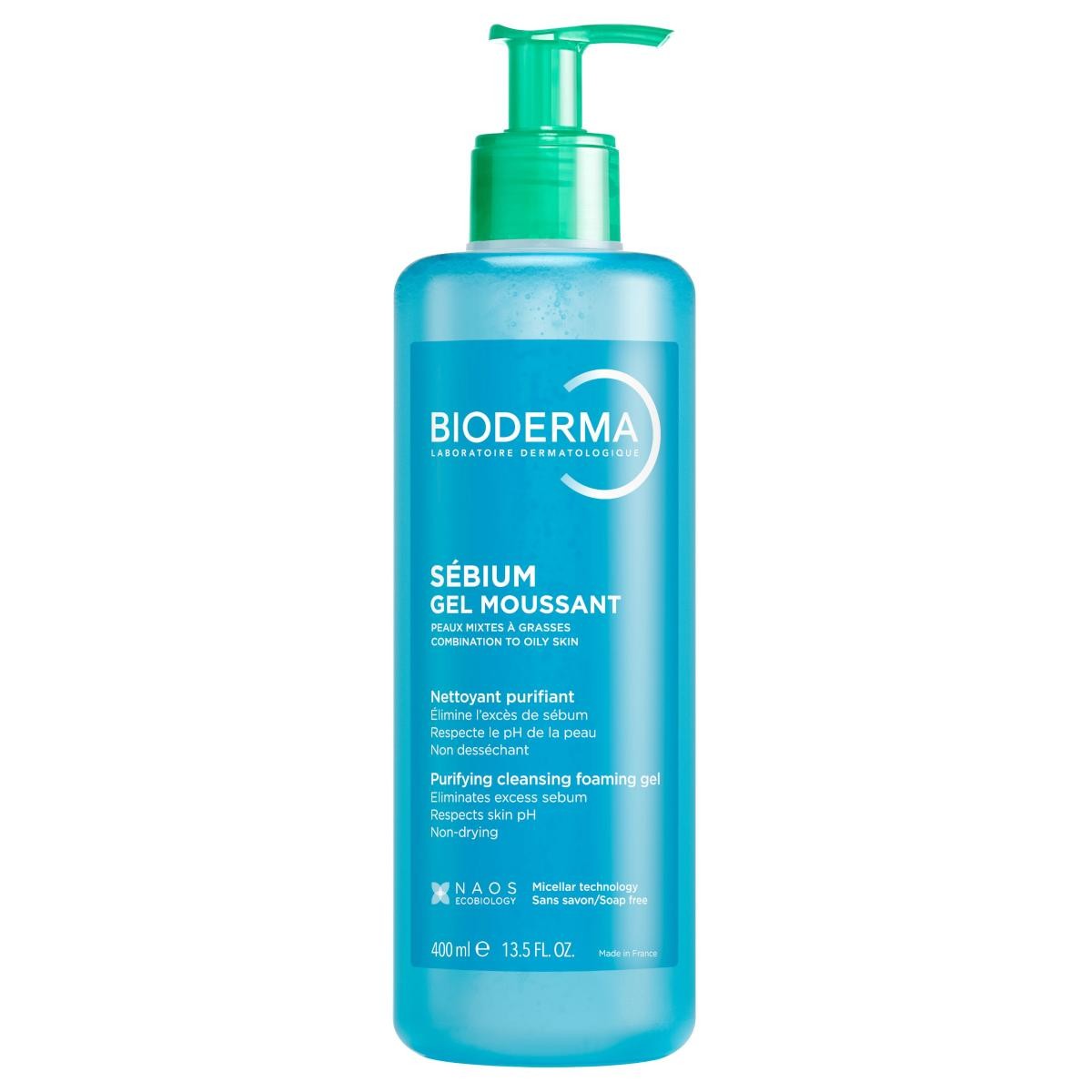 Bioderma Sebium Gel Moussant Gel de curățare pentru ten mixt și gras 400ml