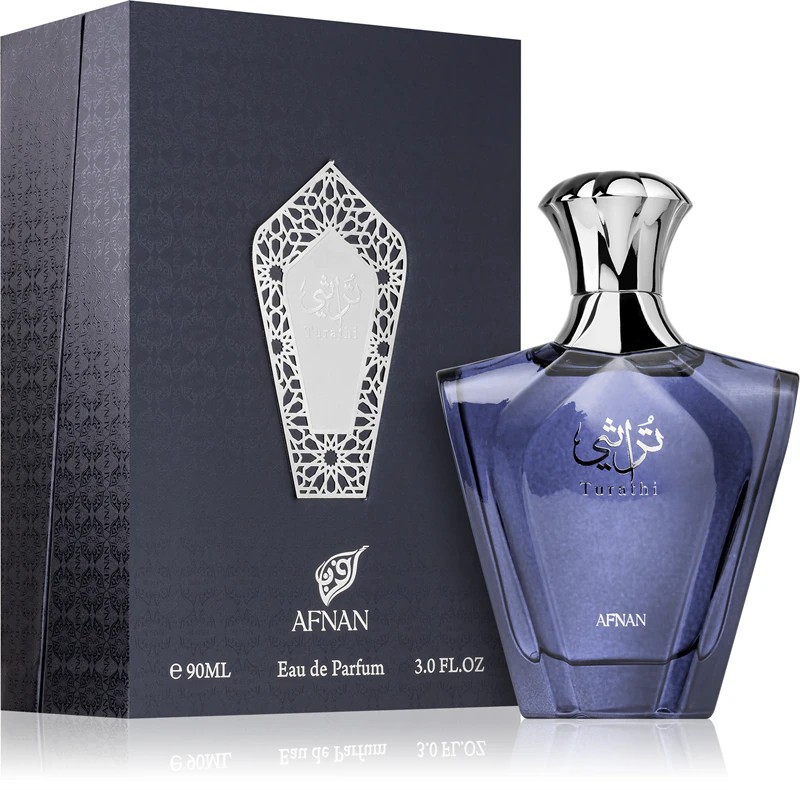 Afnan Turathi Apă de parfum albastră pentru bărbați 90ml