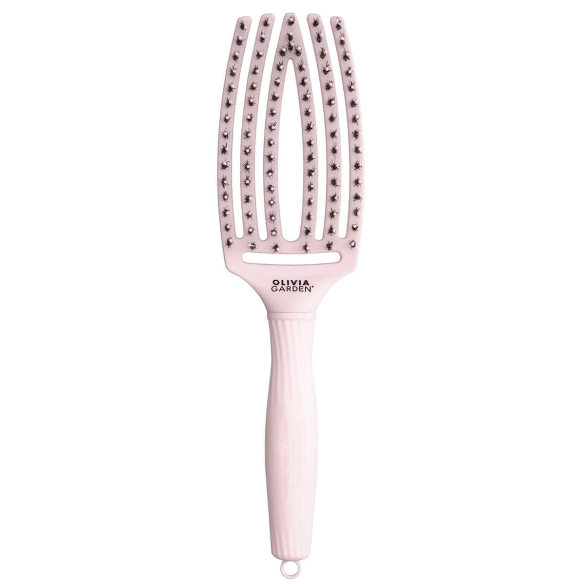 Olivia Garden Fingerbrush Perie de păr roz pastel