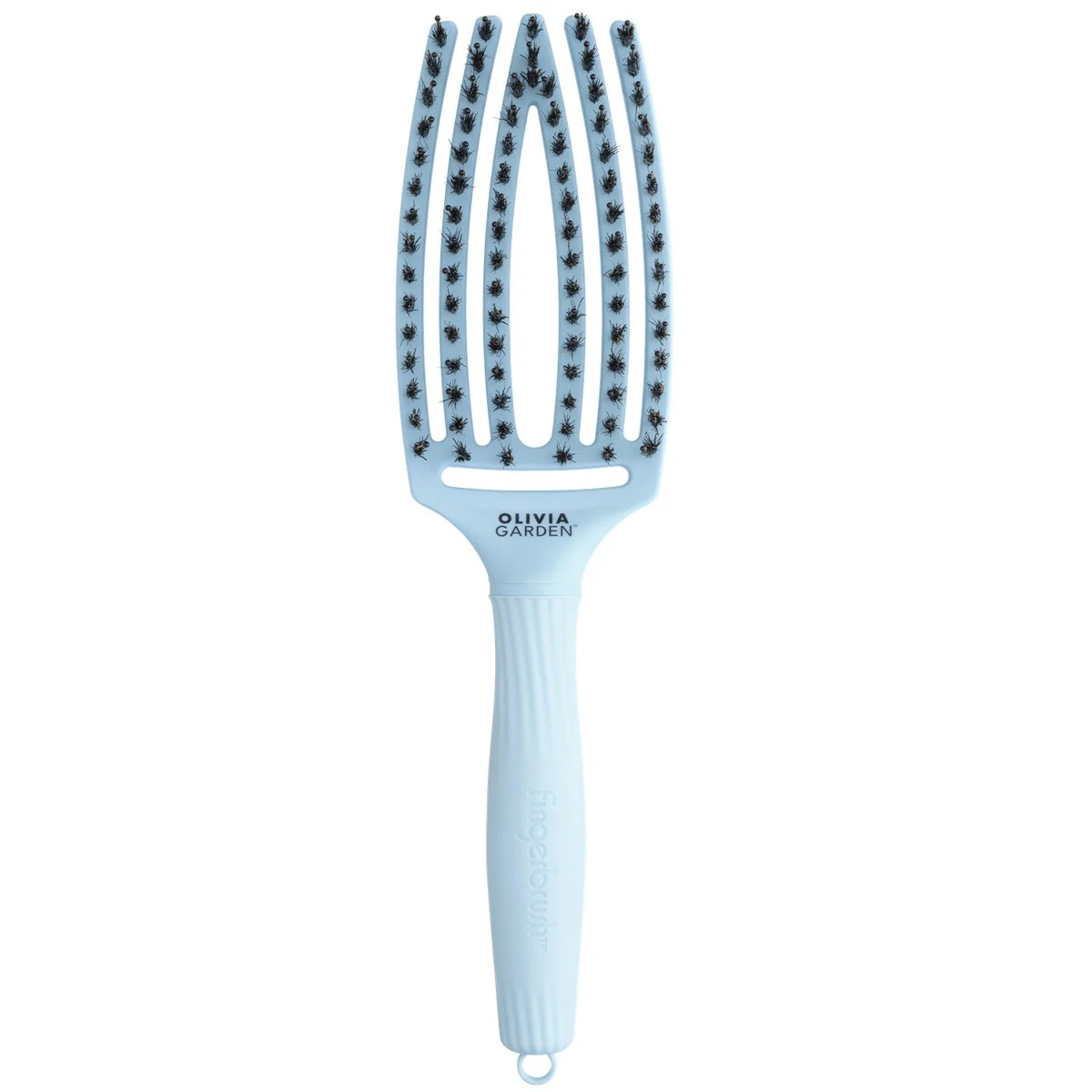 Olivia Garden Fingerbrush Perie de păr albastru pastel