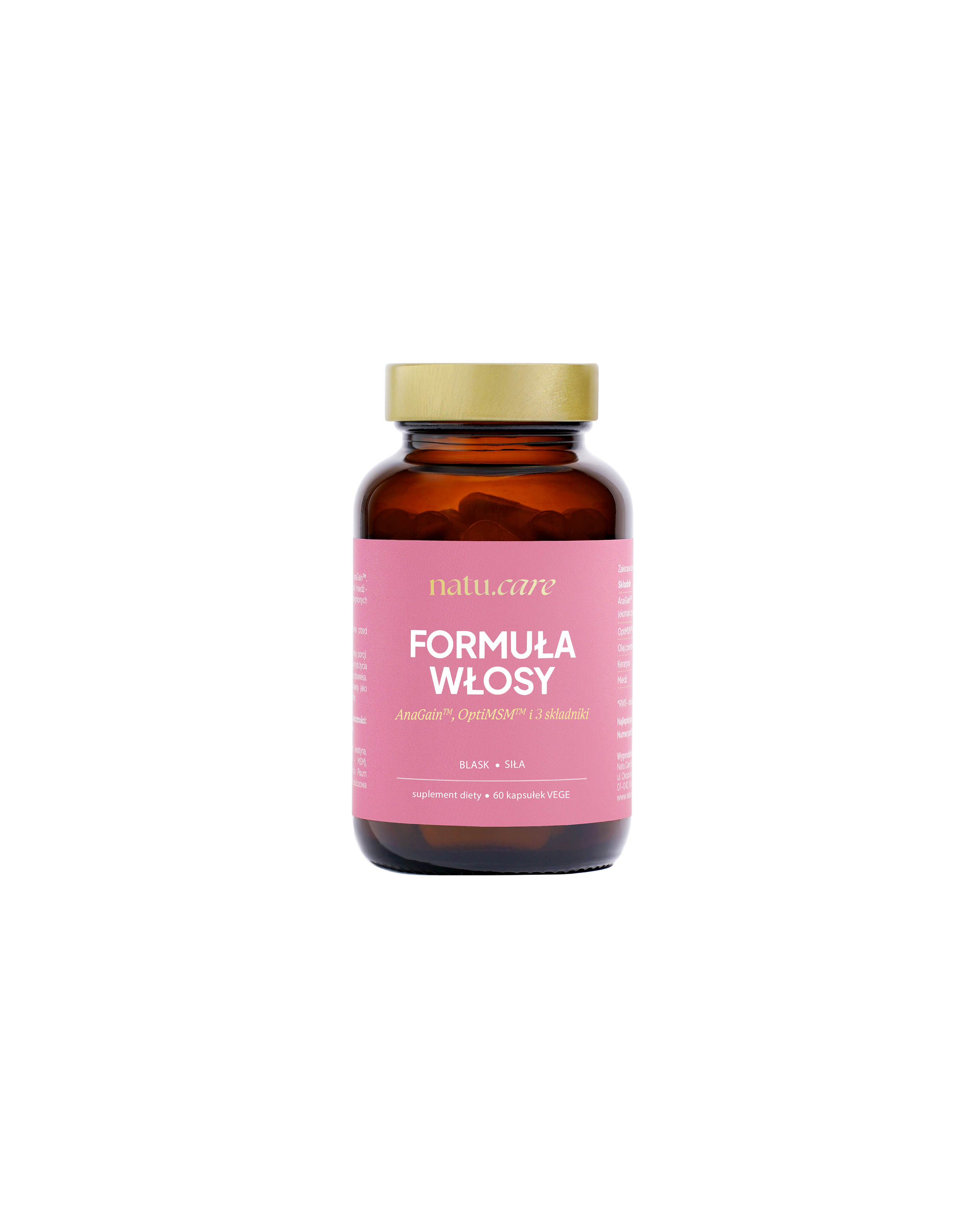 Natu.Care Supliment alimentar Formula părului 60 capsule