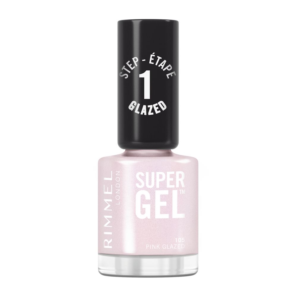 Rimmel Super Gel Nail Lacquer 105 Pink Glazed