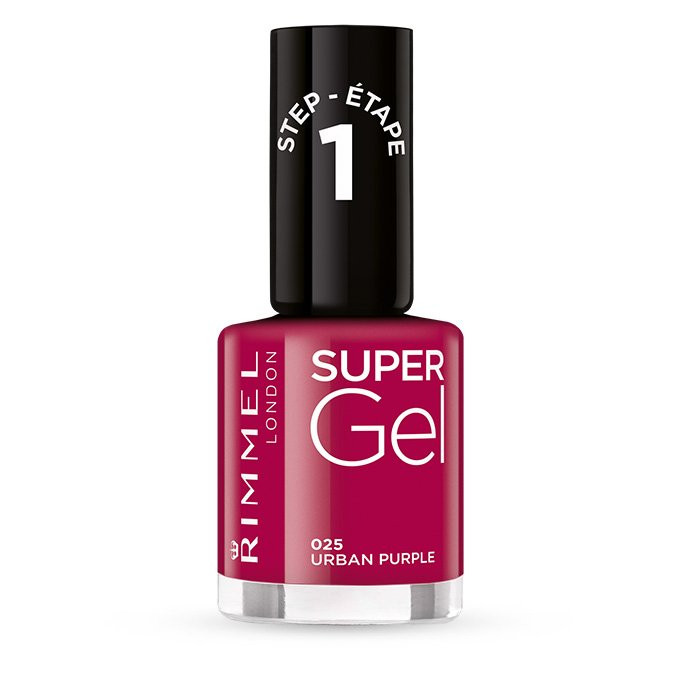 Rimmel Super Gel Nail Lacquer 025 Urban Purple
