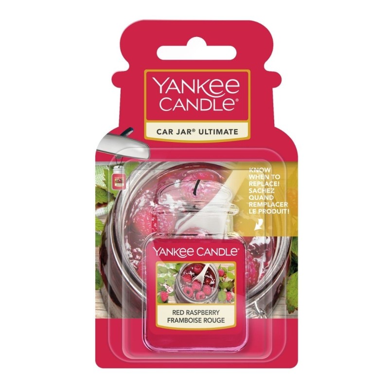 Yankee Candle Car Jar Ultimate Car Pendant Zmeură roșie