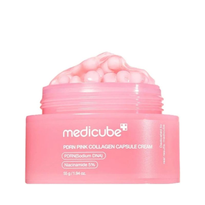 Medicube PDRN roz Colagen Capsule Crema 55g.