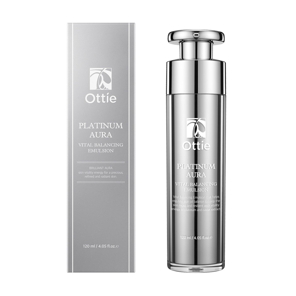 Ottie Platinum Aura Vital Balancing Emulsion Nourishing Face Emulsion 120ml