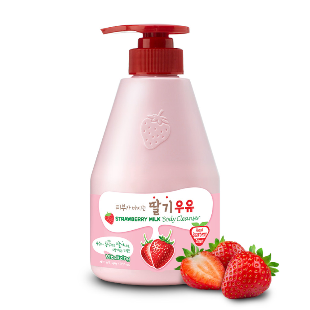 Kwailnara Gel de duș cremos cu extract de căpșuni 560g