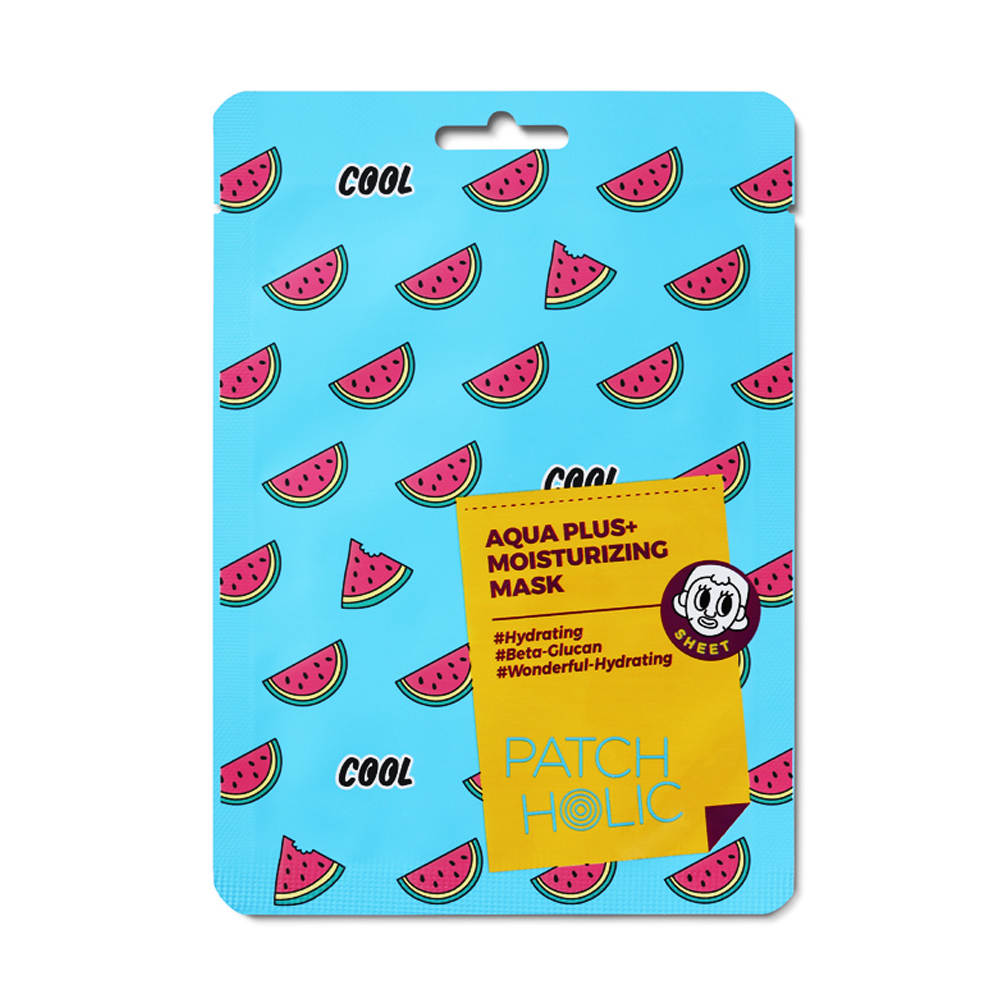 Patch Holic Aqua Plus+ Mască hidratantă Mască de față hidratantă profundă în foaie 20ml
