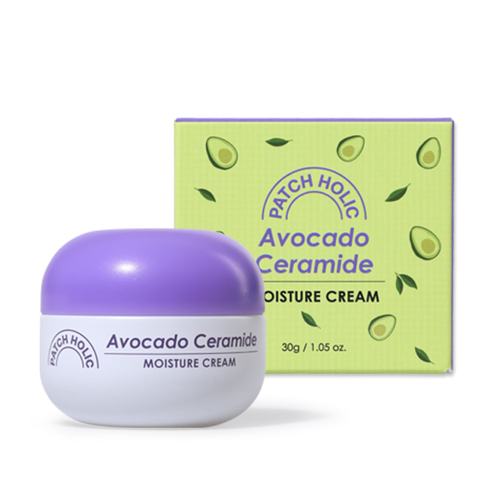 Patch Holic Avocado Ceramide Moisture Cream Cremă de față regenerantă 30g
