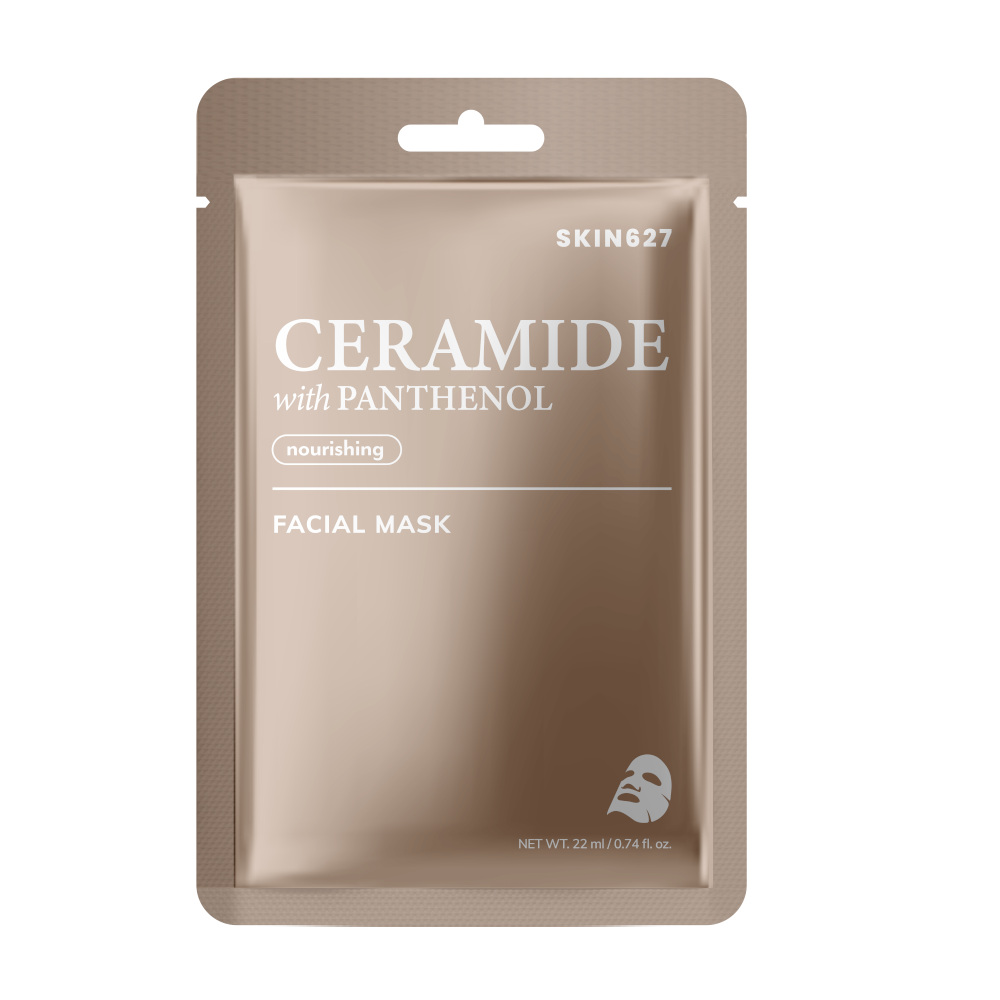 Skin627 Mască de față într-o foaie cu Ceramide și Pantenol