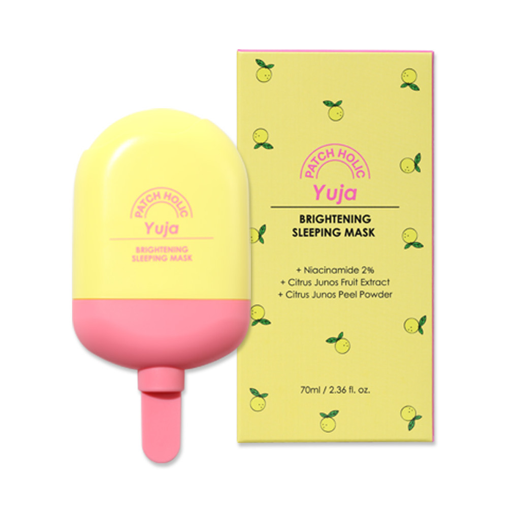 Patch Holic Yuja Brightening Sleeping Mask 70ml Brightening Night Face Mask