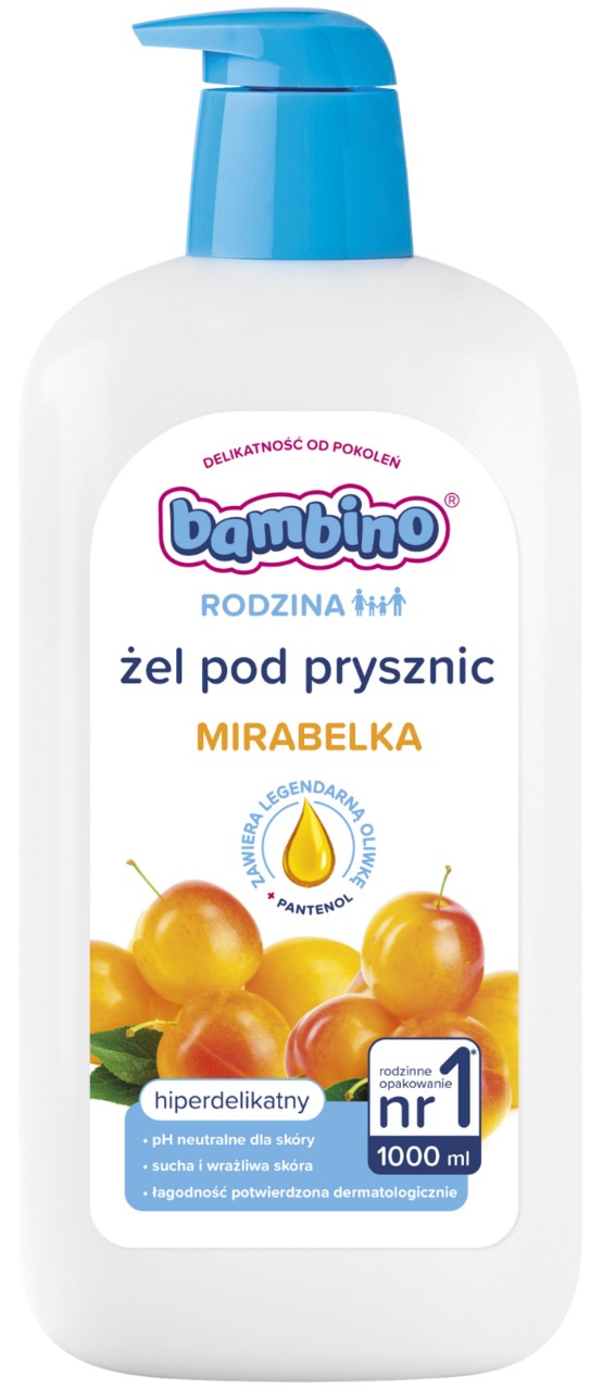 Gel de duș parfumat Bambino Family Mirabelle 1000ml