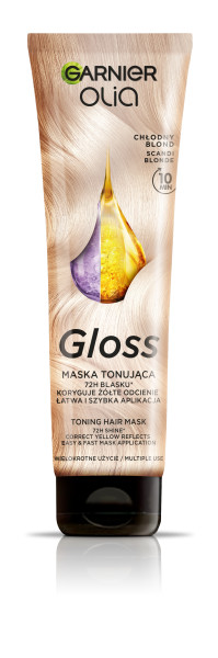 Garnier Olia Gloss Mască de tonifiere pentru păr blond rece 150ml
