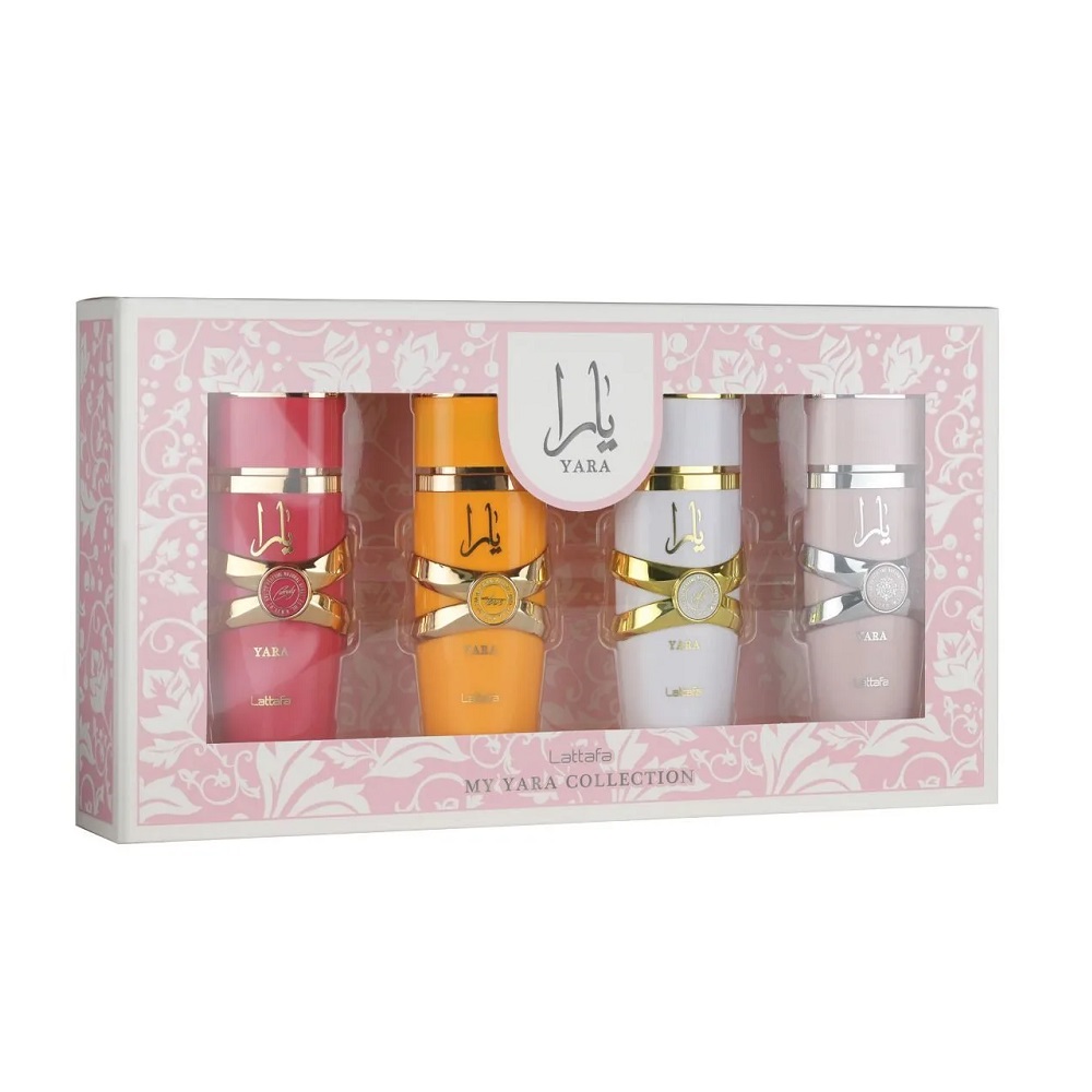 LATTAFA My Yara Collection Set de vodcă parfumată pentru femei 4x25ml