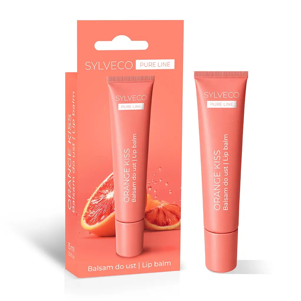 Sylveco Pure Line Balsam de buze Orange Kiss