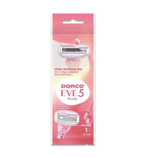 Aparat de ras portabil Dorco Eve 5 cu 5 lame 1 bucată