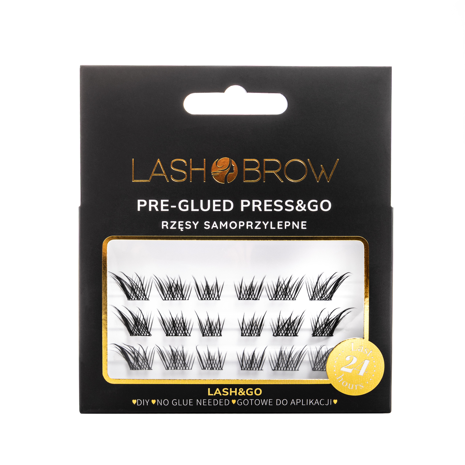 LASH BROW Press & Go Self-adhesive Clumps Set