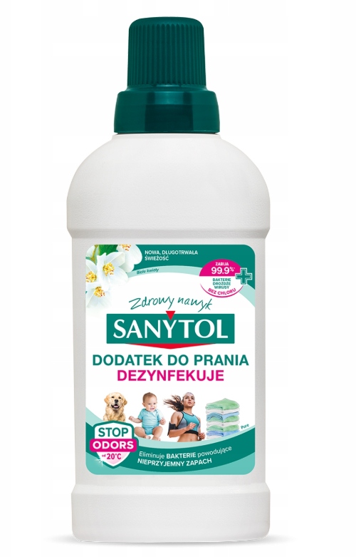 Sanytol Aditiv dezinfectant pentru rufe cu parfum de flori albe 500ml