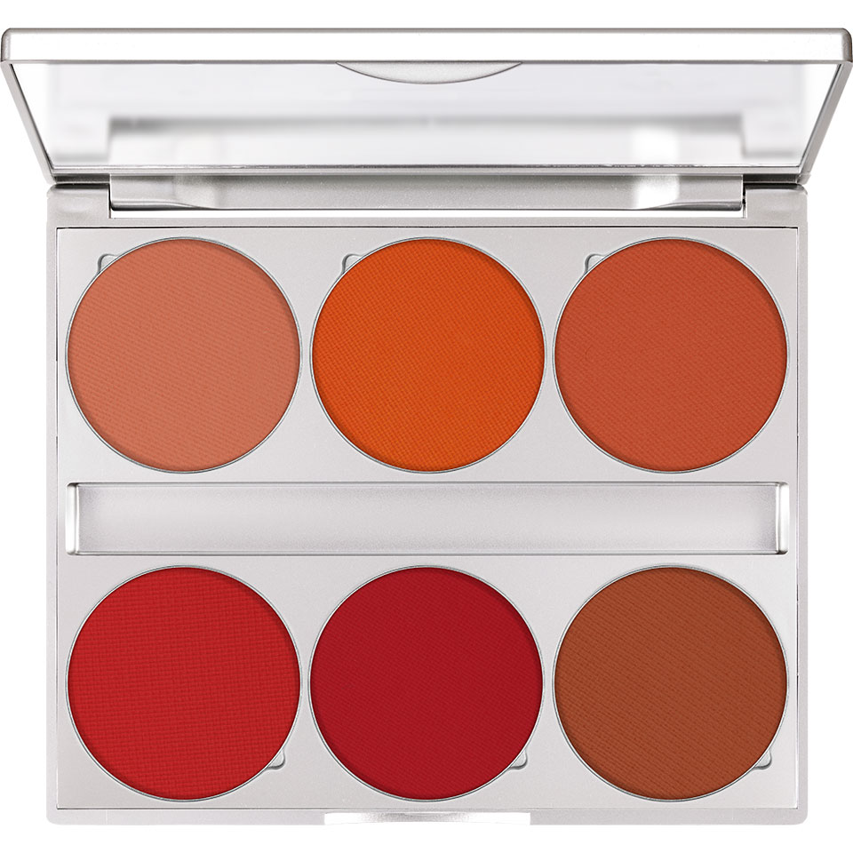 Paletă Kryolan Magnetic Blusher 6 farduri de obraz Lush